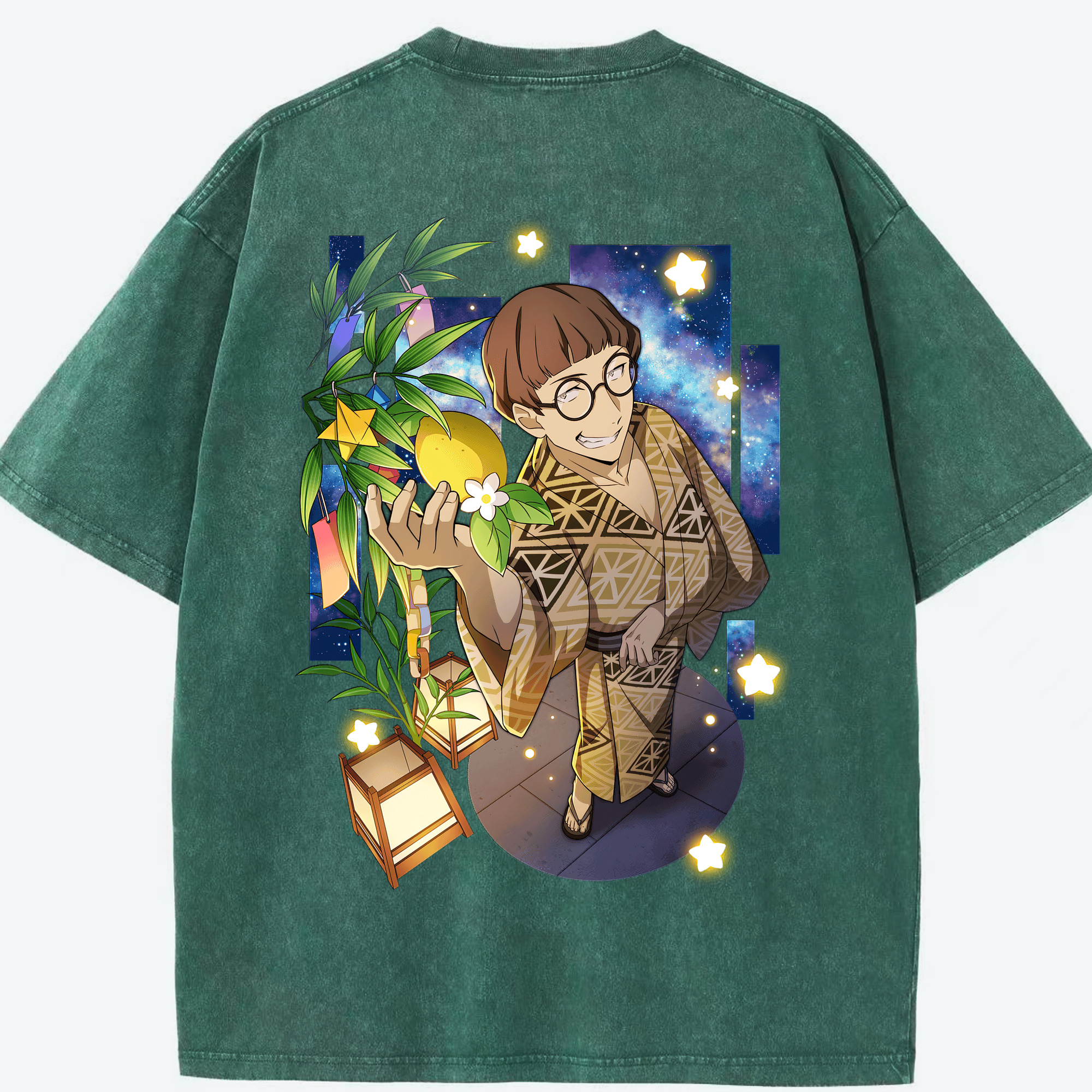 （画像用） 文豪ストレイドッグス Bungo Stray Dogs 綿100% ヴィンテージ風 半袖Tシャツ（背面プリント）